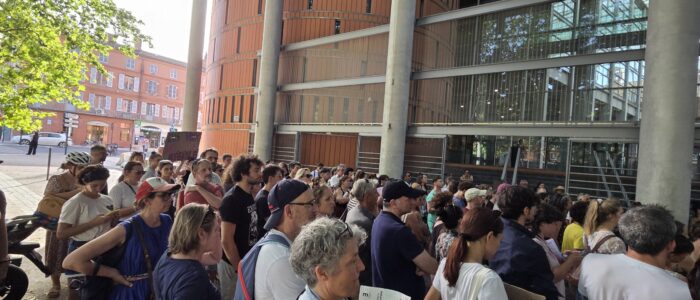 22/06/2026 devant le palais de justice de Toulouse