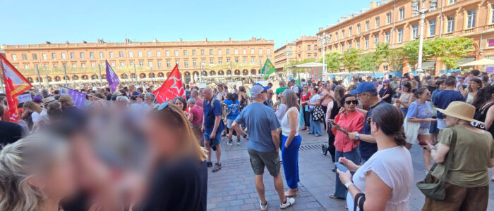 04/07/2026 devant le Capitole de Toulouse